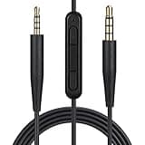 EARLA TEC Replacement Audio Cable Cord, Aux Wire 3.5mm to 2.5mm for Bose 700 QuietComfort QC45 QC35II QC35 QC25 OE2 Soundtrue Headphones with in line Mic Volume Control