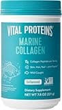 Vital Proteins Marine Collagen Peptides Powder Supplement for Skin Hair Nail Joint - Hydrolyzed Collagen - 12g per Serving - 7.8 oz Canister
