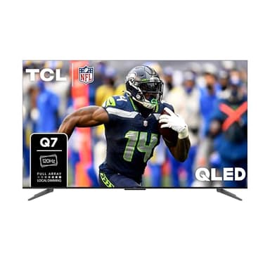 TCL 55-Inch Q7 QLED 4K Smart Google TV (55Q750G) 2023 Model with Dolby Vision & Atmos, HDR Ultra, 120Hz, Game Accelerator up to 240Hz, Voice Remote