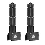 povtii 2 PCS Motorcycle Foldable Foot Pegs, 90 Degree Electric Motorbike Passenger Footrests Rearsets, 8MM Universal Motorcycle Bicycle Folding Passenger Footpeg Supports (Black)