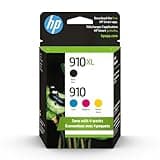 Original HP 910 Cyan, Magenta, Yellow / 910XL Black Ink Cartridges (4-pack) | Works with HP OfficeJet 8010, 8020 Series; HP OfficeJet Pro 8020, 8030 Series | Eligible for Instant Ink | 3JB41AN