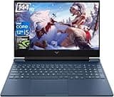 HP Victus 15.6 i5 Gaming Laptop, 15.6" FHD 1920*1080 144Hz, Intel Core i5-12450H, NVIDIA GeForce RTX 3050, 32GB RAM, 2TB SSD, Backlit KB, Touchpad, SD Card Reader, Webcam, HDMI, Wi-Fi 6, W11 H, Blue