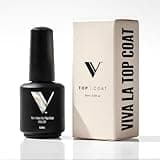 V Beauty Pure No Wipe Gel Top Coat - Long Lasting UV Top Coat Gel Nail Polish, Scratch and Stain Resistant, Durable, Non Yellowing, No Sticky Layer, Glossy - For Manicure & Pedicure - 15ml