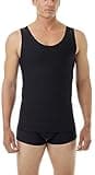 Cotton Lined Power Chest Binder Tank Black Large