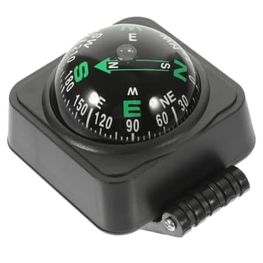 DOITOOL Car Dashboard Compass Ball: Portable Automotive Compass Compact Dashboard Ornament for Cars Boats and Outdoor Use, Hiking Cycling Driving Direction Guidance