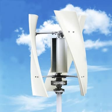 HUIZHITENGDA 220v, 10000W Wind Turbine Vertical Wind Generator Kit, 220V Wind Power Generator for Marine, RV, Home, Windmill Generator Suit for Hybrid Solar Wind System