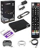 2025 vSee Pr o V3 8K Bundle TV Box: 8K HDMI Cable, Backlit Keyboard, Ethernet Cable, (Easy Setup, Lifetime Tech Support) - Android 11, 4GB RAM, 64GB Storage