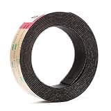3M Dual Lock Reclosable Fasteners, Heavy Duty, Black, TB4575/SJ4575, 1 in x 10 ft Mated Strip, Industrial Use, Indoor/Outdoor, Great for Metal, Acrylic, PC, ABS, Powder Coated Paints, 1 Roll