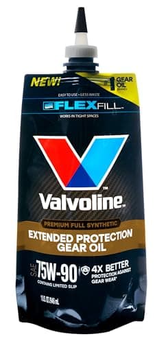 Valvoline FlexFill Extended Protection Full Synthetic 75W-90 Gear Oil 1 QT Pouch