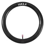 KAMIER 16x2.4/2.125 Inner Tube Straight Valve Stem Replacement for Razor MX650 MX500 SX500 Mcgrath Dirt Bike Front Tire Tube EcoSmart Metro Cargo SUP Electric Scooter Kids Off Road Motocross Parts