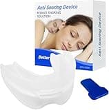 Anti-Snoring Mouthpiece Device Mouth Guard, Reusable Snore Devices Stopper, Comfortable Stop Snoring Solution for Men and Women - S6