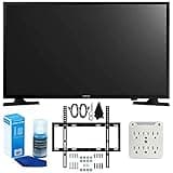 SAMSUNG UN32M4500 32-Inch 720p Smart LED TV + Slim Flat Wall Mount Kit Ultimate Bundle for 19-45 Inch TVs + SurgePro 6-Outlet Surge Adapter w/Night Light + LED TV Screen Cleaner