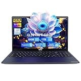 NIMO 15.6" IPS FHD-Business-Laptop, Intel 6 Core i3-1215U 32GB RAM 1TB SSD (Beat i5-1135G7, Up to 4.4GHz) Computer with 65W Type C Fingerprint Backlit Keyboard Wi-Fi 6 Numpad Win 11