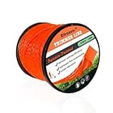 efrozen Weed Eater Line, Commercial Square Twist .105" Diameter x 302' String Trimmer Line in Spool,Premium Nylon Universal Replacement Weed Wacker String, Orange