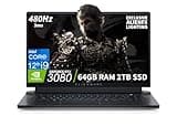 Alienware X17 R2 Gaming Laptop (17.3" 480Hz FHD, Intel 20-Core i9-12900H, 64GB DDR5 RAM, 2TB PCIe SSD, NVIDIA GeForce RTX 3080 16GB) Per-key RGB Backlit, Thunderbolt, Win 11 Home, Lunar Light