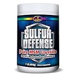 7 Lights Sulfur Defense Opti-MSM 99.9% Pure MSM Powder | Dietary Supplement for Joints, Skin & Immune Support – Organic Methylsulfonylmethane Crystals, Vegan, Non-GMO, Gluten-Free – Made in USA (1 LB)