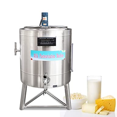 Kolice Commercial 150L Milk Pasteurizer Pasteurization Machine Sterilization Dairy Pasteurizer for Milk, Coffee, Ice Cream Mix.,Juice,Sauce-220V,3 Gear Pasteurization Control,Double Layers,No Freezing