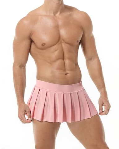 HAVBX Men's Skirt (Pink, One Size)