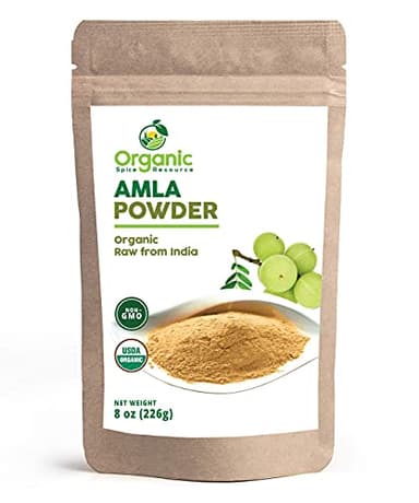 Organic Amla Powder | 8 oz (226g) | Amalaki, Non-GMO, 100% Raw from India, by SHOPOSR