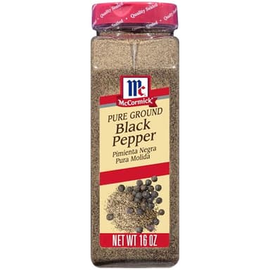 McCormick Pure Ground Black Pepper, 16 oz