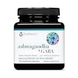 Youtheory Ashwagandha + GABA - Uses KSM-66-1,000 mg Ashwagandha & 100 mg GABA - Cortisol, Stress & Memory Support Supplement - 60 Vegetarian Capsules
