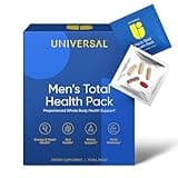 Men's Total Health Daily Vitamin Packs - 22 Essential Minerals & Vitamins for Men, All-in-One Multivitamin Supplement for Energy, Stress Support, Heart, Gut Health with Krill Oil, Adaptogens - 30 Pack