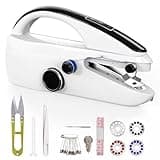 Handheld sewing machine, portable, mini sewing machine, easy to use, fast sewing speed, suitable for sewing clothes, fabric, DIY Home machine for beginners(Black)