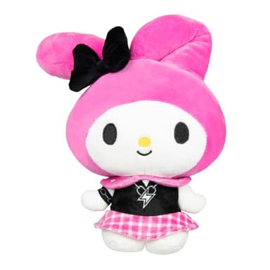 Jazwares Hello Kitty and Friends Series 2, My Melody 8-inch Punks Plush - Officially Licensed Sanrio Product from Ages 6+