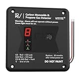 RV Carbon Monoxide & Propane Detector, Replacement for Old RV Gas Detector #31011, 2 in 1 Dual CO/LP Gas Alarm, Hardwired - VDC 12V, Flush Mount, Black