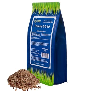 Supply Solutions Muriate of Potash 0-0-60 Fertilizer - High Potassium for Lush Crops, Blooms, Acidic Plants (10lbs)