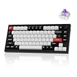 Keychron Q1 HE Wireless Custom Mechanical Keyboard with Hall Effect Gateron Double-Rail Magnetic Switch Rapid Trigger, QMK 2.4 GHz Bluetooth RGB Compatible with Mac Windows Linux (Hot-swappable)