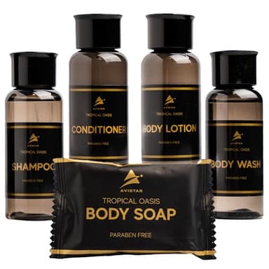 200 Piece Hotel Soap & Bulk Toiletries - Hotel Essentials for Guests - Hotel Shampoo & Conditioner Supplies for Guests, Hotel Toiletries Bulk Set, Hotel Soaps & Toiletries Bulk, Hotel Amenities Bulk