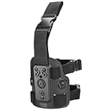 Drop Leg Platform, Adjustable Height and Thigh Straps, Drop Leg Panel Attachments for Holsters and Magazine Pouches Black