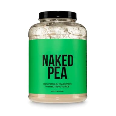 NAKED Pea - 5LB 100% Pea Protein Powder from North American Farms - Unflavored Vegan Pea Protein Isolate - NSF Certified, Plant Protein Powder, Easy to Digest - 76 Servings