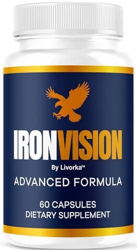 Iron Vision Eye Supplement Capsules - Official Iron Vision Advanced Premium Support Pills - Maximum Strength, Natural Vitamins for Overall Health & Wellness Reviews, 60 Capsules for 1 Month
