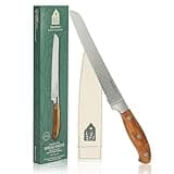 Bloomhouse - Oprah's Favorite Things - 8 Inch German Steel Bread Knife W/Italian Olive Wood Forged Handle