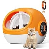 BROAIMX Automatic Cat Feeder, RFID Cat Feeder with Collar Sensor, Timed Auto Pet Feeder for Multi-Cat Households, 4 Feeding Modes, LCD Menu & Voice Recording, Suitable for Both Wet and Dry Food