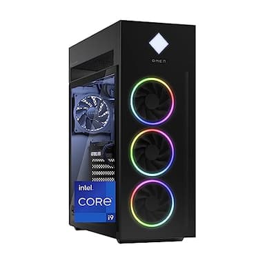 HP OMEN 45L Gaming Desktop, 13th Generation Intel Core i9-13900KF, 64 GB RAM, 2 TB Solid State Drive, NVIDIA GeForce RTX 4090 Graphics, Windows 11 Pro, GT22-1090 (2023)