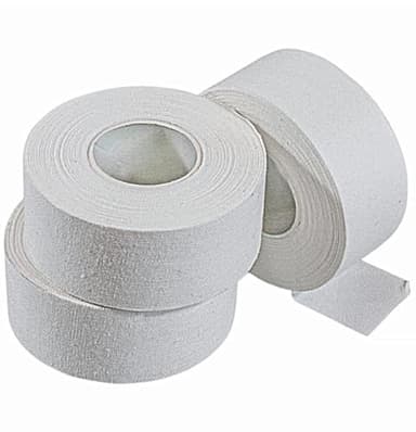 Vakly Athletic Porous Tape Pack of 3 - Soft Fabric Cloth Breathable Ortho Sports Training, Medical Adhesive Tape for Stabilizing & Supporting Muscles, Joints & Injuries - 1" Wide x 10 Yards