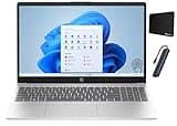 HP Newest 15.6" HD Touch-Screen Laptop, Intel Core i5-1235U, 16GB Memory, 512GB SSD, Windows 11 Home in S Mode, Bluetooth, Wi-Fi, Natural Silver with Accessories