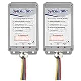 SoftStartRV Soft Start for RV Air Conditioner, RV AC Soft Start Kit for Air Conditioner, Easy Start Even with a Small Generator, 100% Waterproof, Trailer Camper, Motorhome HVAC - Pack of 2