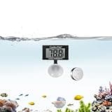 Carefree Fish Aquarium Underwater Thermometer for Saltwater and Freshwater Replaceable Battery Temperature Error ±1℉