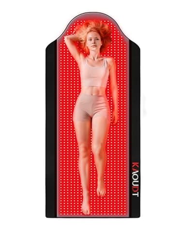 Kaoudt 72"x33.3" Medical-Grade TPU Red Light Therapy Mat for Full Body Pain Relief, FSA&HSA Eligible Infrared Light Therapy Blanket for Home Use
