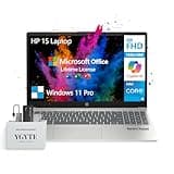 2025 HP 15.6 Laptop Computer,Intel 10-Core i5 Laptop Lifetime Office,College Students Business Laptop 15 Inch FHD,32GB RAM 1.5TB Storage (1TB SSD+512GB PSSD),Windows 11 Pro Copilot AI,Number Pad,USB-C