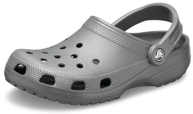 Crocs Unisex-Adult Classic Clogs, Slate Grey, 12 Men/14 Women