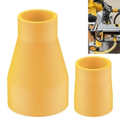 Miter Saw Vacuum Adapter Fits for Connecting 2 1/2" Outlet Connected to 1 7/8" Shop Vac Hose, for 3/5" Miter Saw Outlet to 1 7/8" Dust Collection Hose Dewalt DWE7491RS