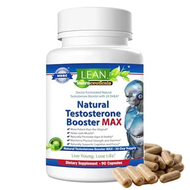 Testosterone Booster for Men, Tongkat Ali DHEA Boron L-arginine Hornygoatweed Zinc Male Enhancing Supplement, Max Libido Muscle Builder Workout Energy Pill w/ Tribulus Terrestris Maca Root, 90 Capsule
