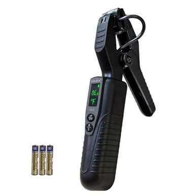 VANLISON Clamp On Wireless Temperature Probe – High Accuracy Pipe Thermometer Meter for HVAC, Refrigeration & AC Systems, Range -58°F to 302°F, Battery-Powered, Easy-Read Display with Backlight