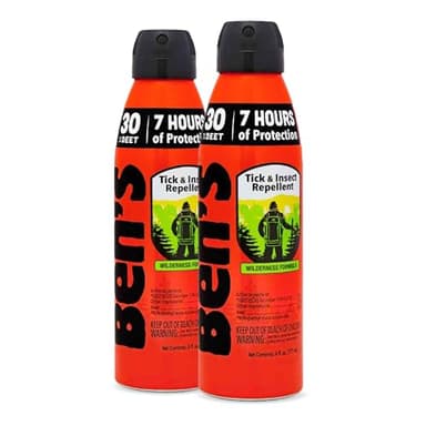Ben's Tick & Insect Repellent Eco Spray - Bug Spray with 30% DEET for Mosquitoes, Ticks & More - Up to 7 Hours of Protection - Fragrance-Free - 6 oz (2 Pack)