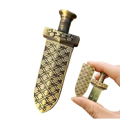 64GB USB Flash Drive, Smozer Metal Data Storage 2500 Years Old Ancient Emperor Bronze Sword Shape USB Drive (Bronze Sword, 64GB)
